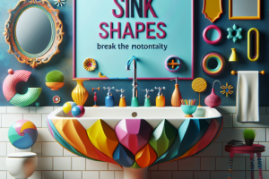 Lavabos con formas inusuales: Rompe con la monotonía.