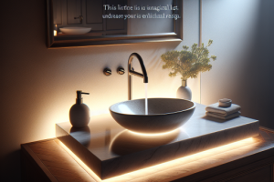 Lavabos con iluminación integrada: Elegancia y funcionalidad en un solo diseño.