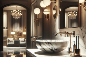 Lavabos sobre encimera: Elegancia elevada a otro nivel.